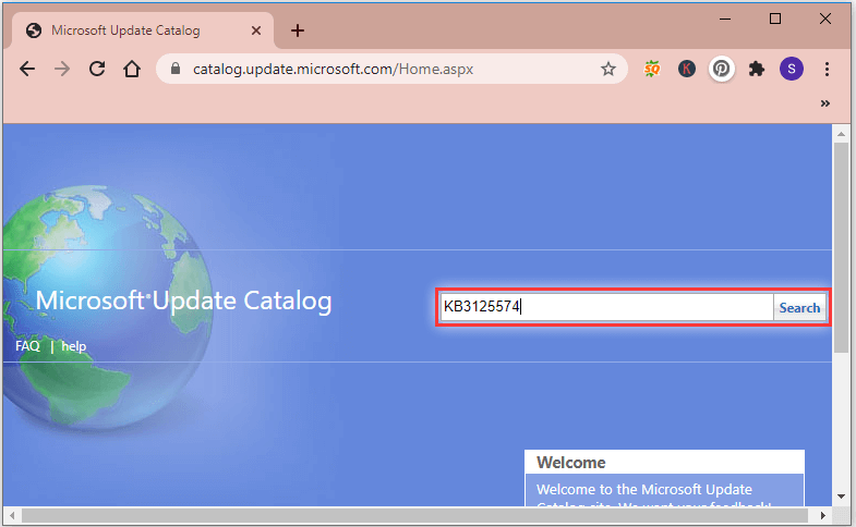 Microsoft Update Catalog