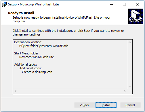 click Install