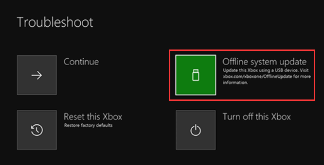 offline system update