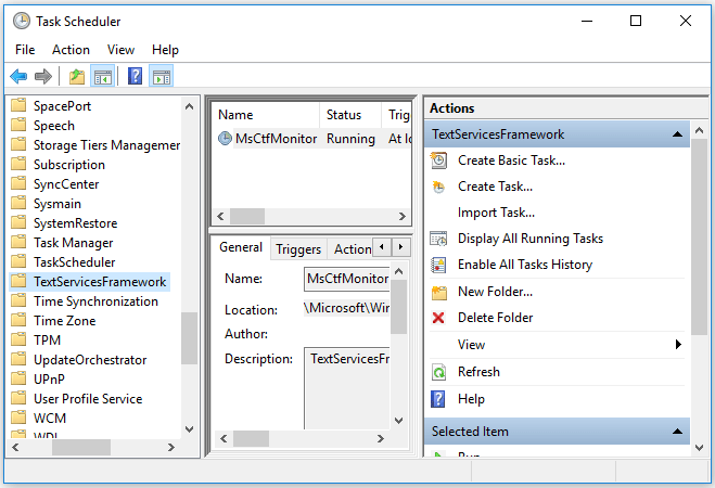 locate TextServicesFramework