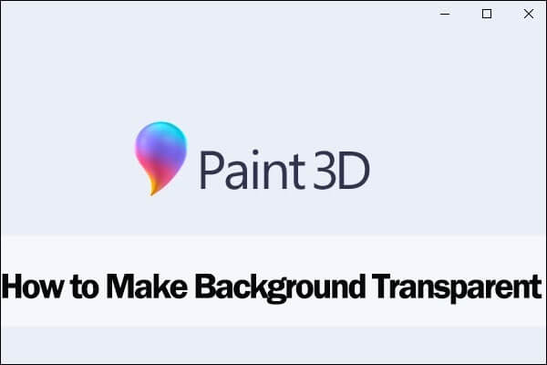 how to make background transparent in paint thumbnail