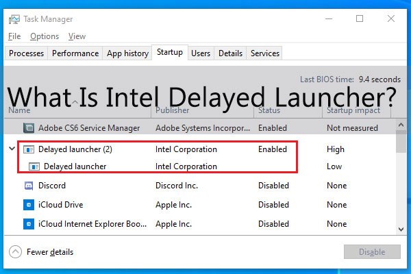 Quick Guide What Is Intel Delayed Launcher How To Disable It