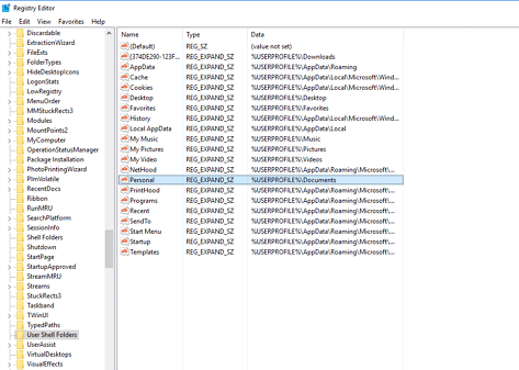 recreate My Documents folder