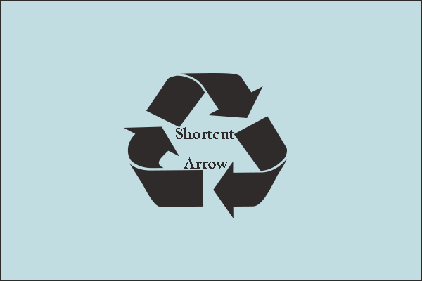 remove shortcut arrow windows 10 thumbnail