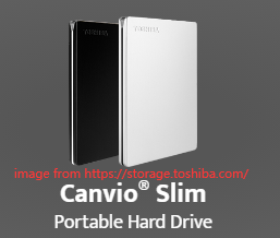 Canvio Slim portable hard drive