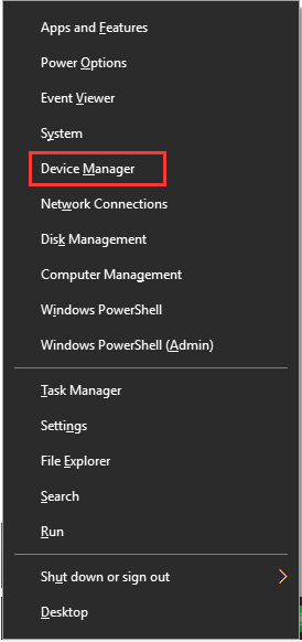 click on Device Manager