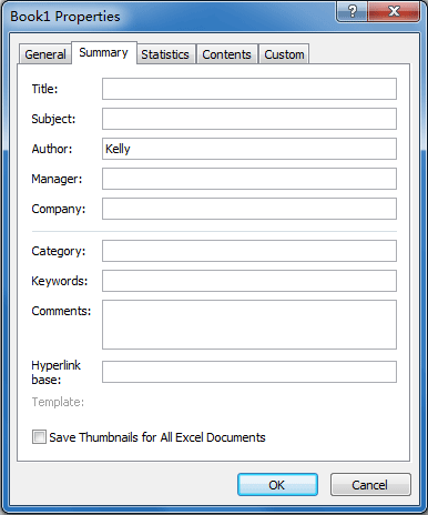modify the advanced properties