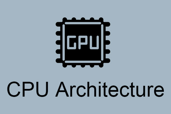 Computer Processor/CPU Architecture: ALU + Registers + CU