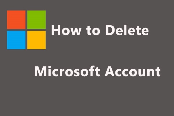 delete Microsoft account