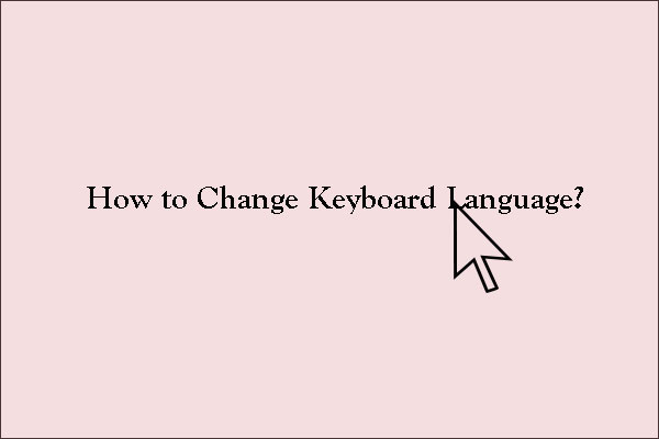 how to change keyboard language