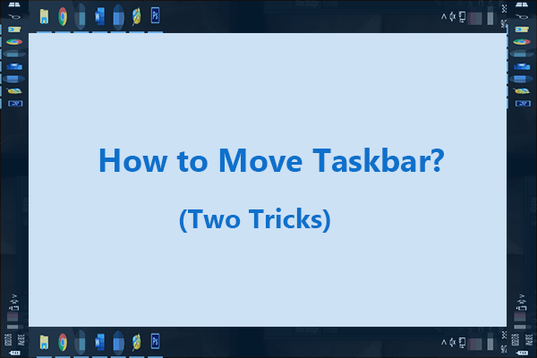 how to move taskbar thumbnail