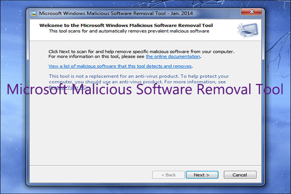 microsoft malware removal tool windows 10