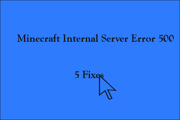 Internal error майнкрафт