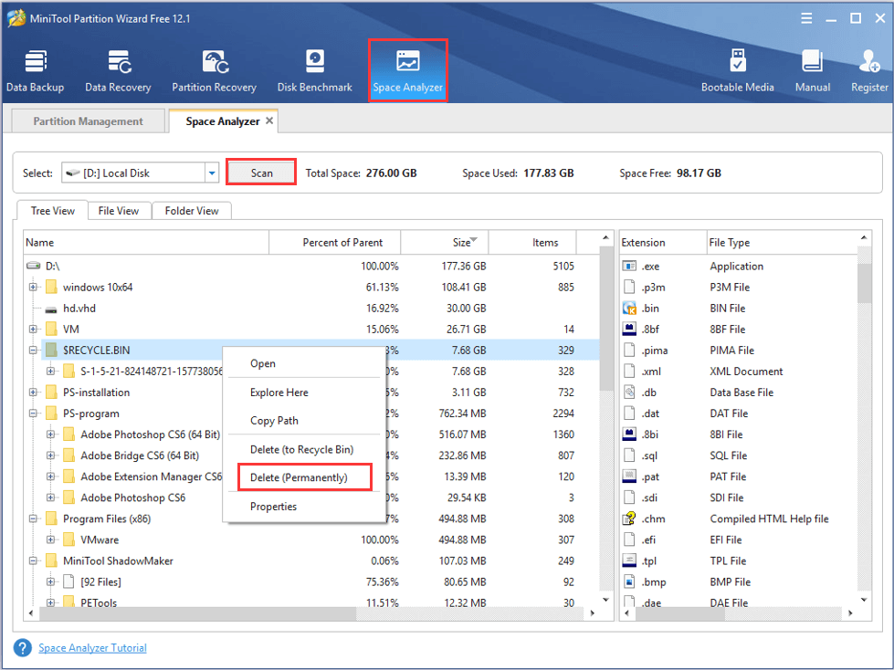 free up disk space