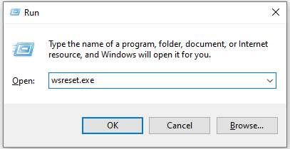 reset Windows Store cache