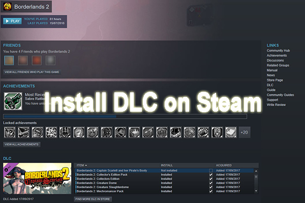 Steam DLC not downloading