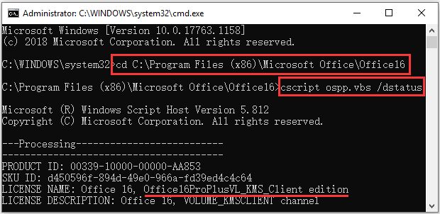 remove office license windows cmd