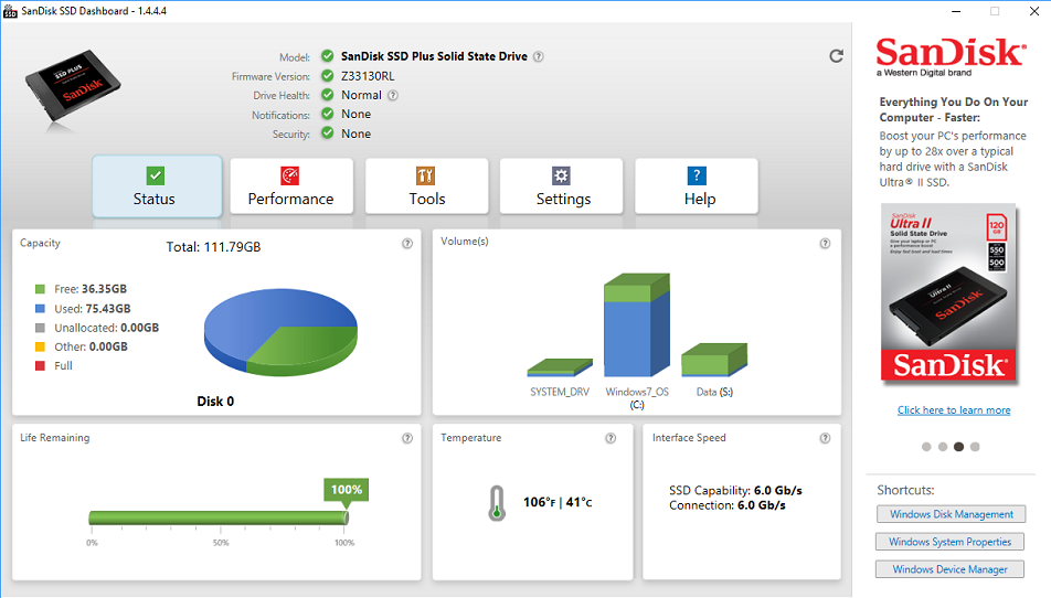 Look! WD SanDisk SSD Dashboard Overview and Best Alternative MiniTool