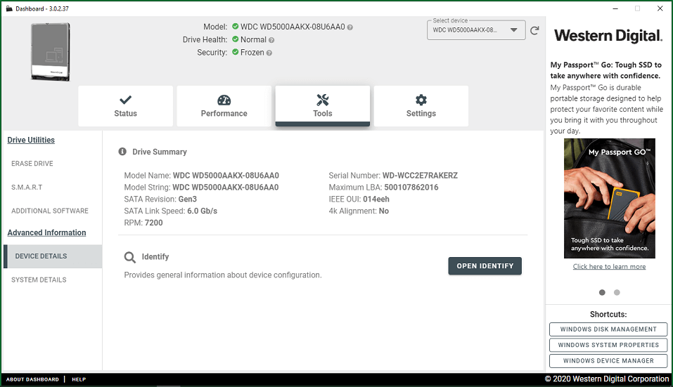 Look! WD SanDisk SSD Dashboard Overview and Alternative