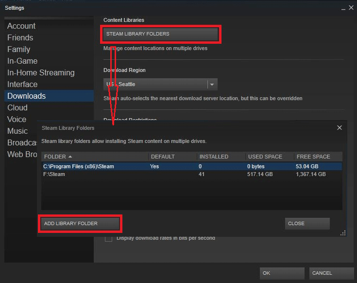 How to Change the Steam Games Download Location - Think Tutorial