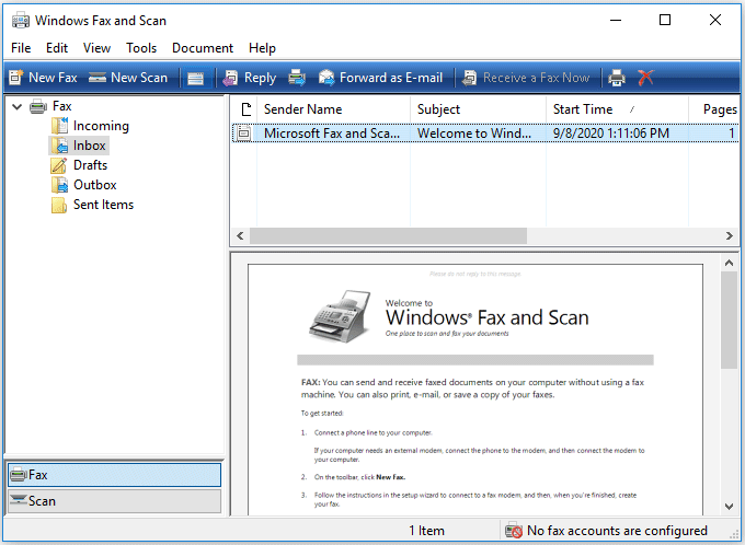 download windows fax and scan for windows 10 pro