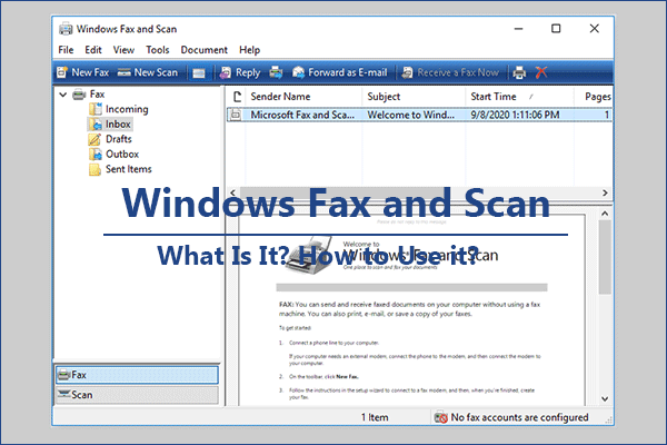 What Is Windows Fax and Scan | How to Use It