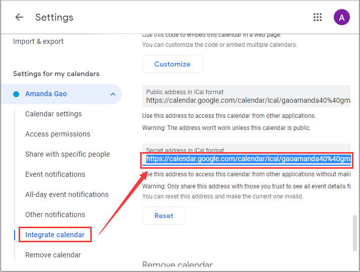 add calendar to google home