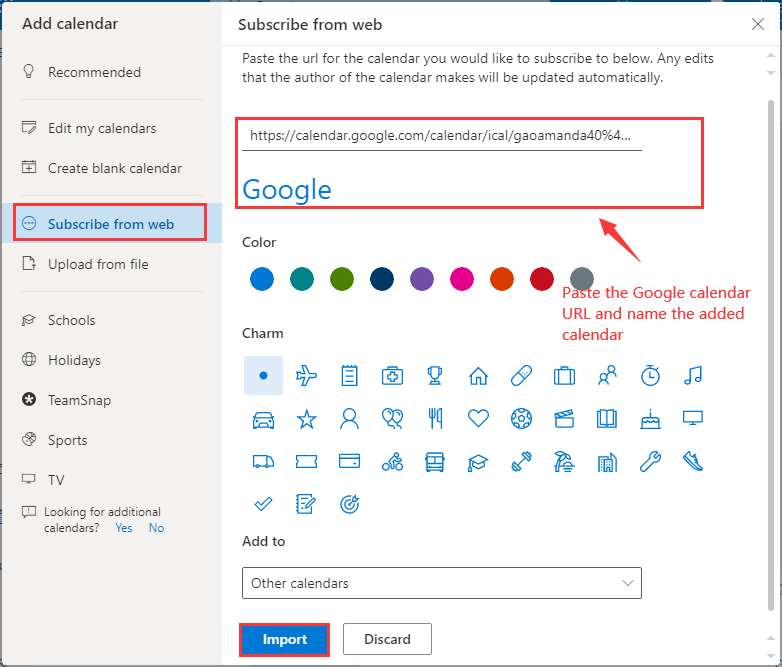 How to Add Google Calendar to Outlook & Do the Reverse MiniTool