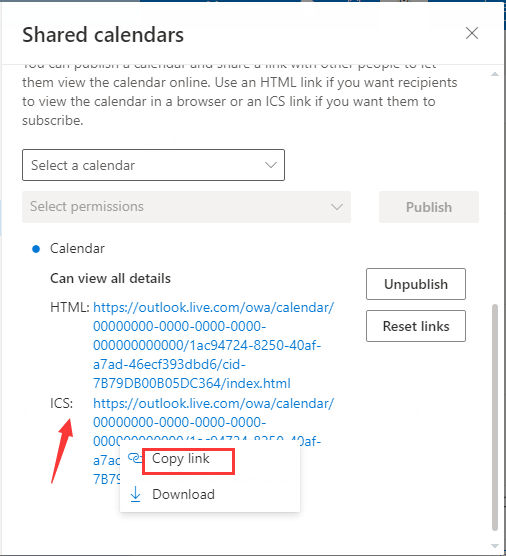 How do i add outlook calendar to google calendar readerstashok