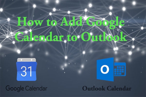 add google calendar to outlook thumbnail