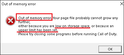 How to solve Not enough memory error