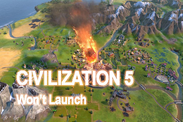 Civilization 5 won’t launch