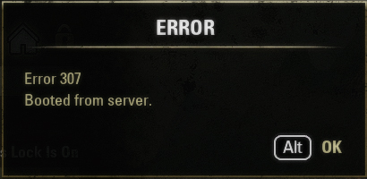ESO error 307