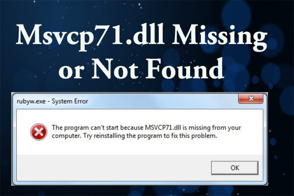 Msvcp120 Dll Is Missing Error Free Download Fix Guide