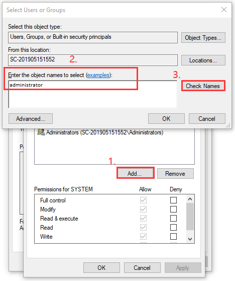 Agregue un usuario de la configuración de seguridad