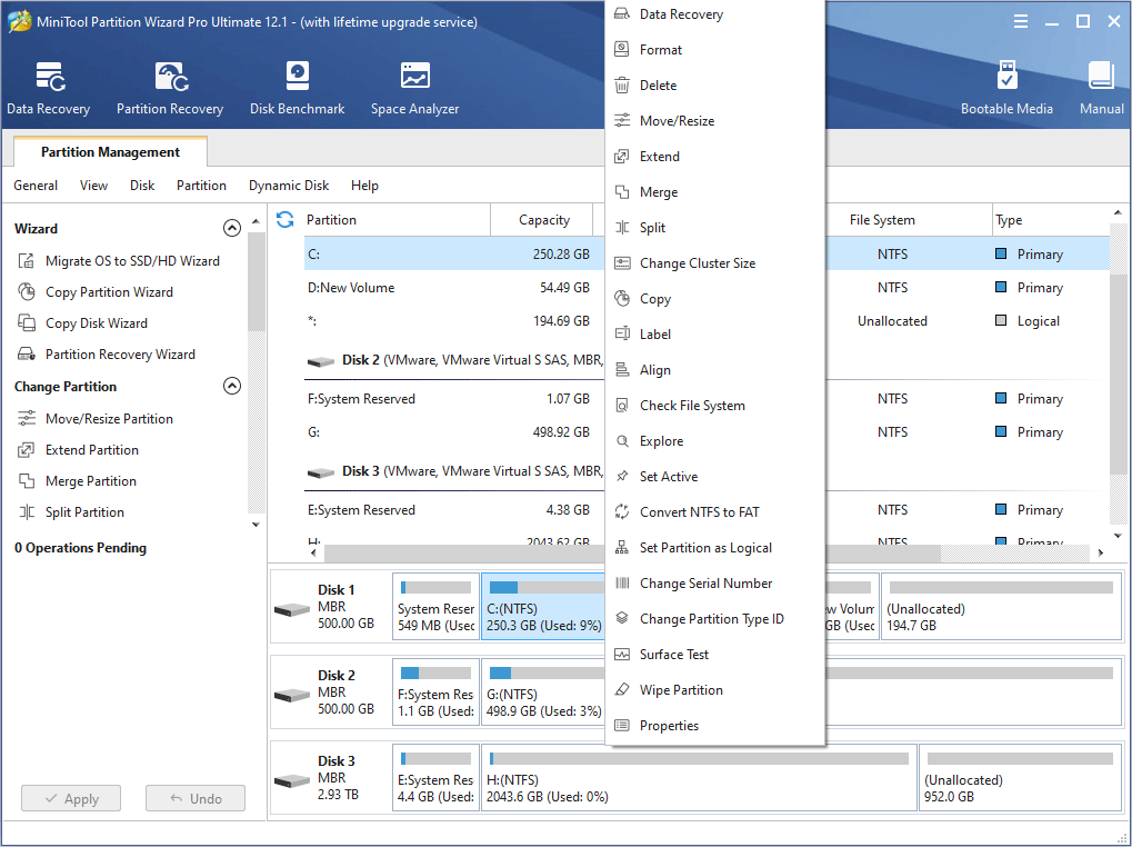 MiniTool Partition Wizard