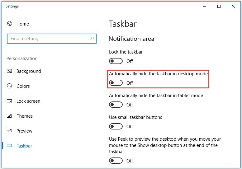 How to Make Taskbar Always on Top Windows 10? - MiniTool Partition Wizard