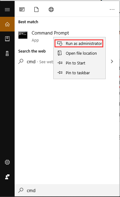 chkdsk access denied elevated mode