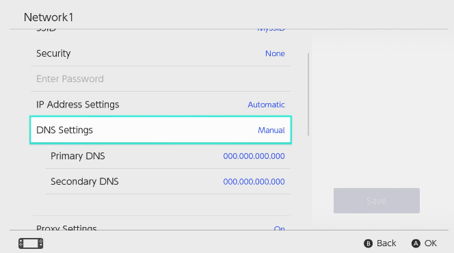 change DNS Settings