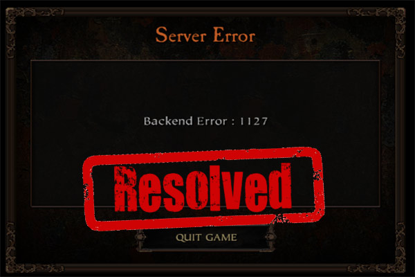 Vermintide 2 backend error 1127