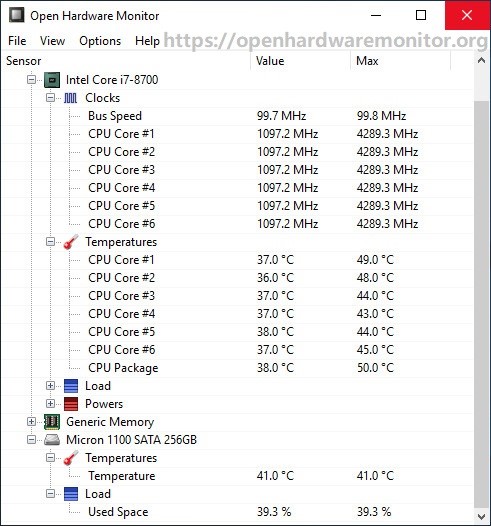 open hardware monitor