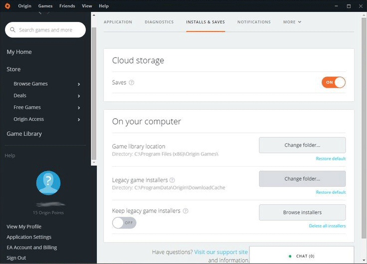 origin download to different drive