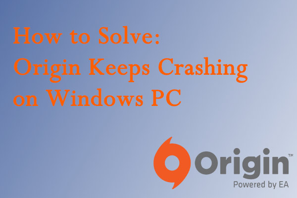 origin keeps crashing thumbnail