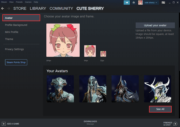 How to see Mini Profile Steam Background –