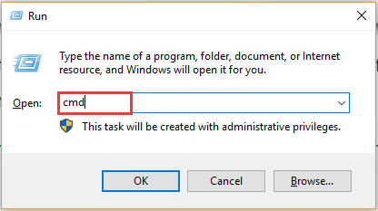 type cmd in the run box