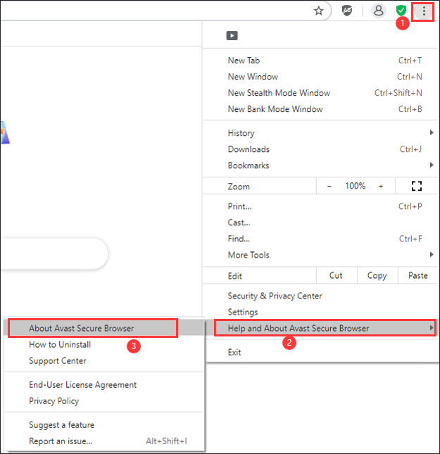 update Avast Secure Browser