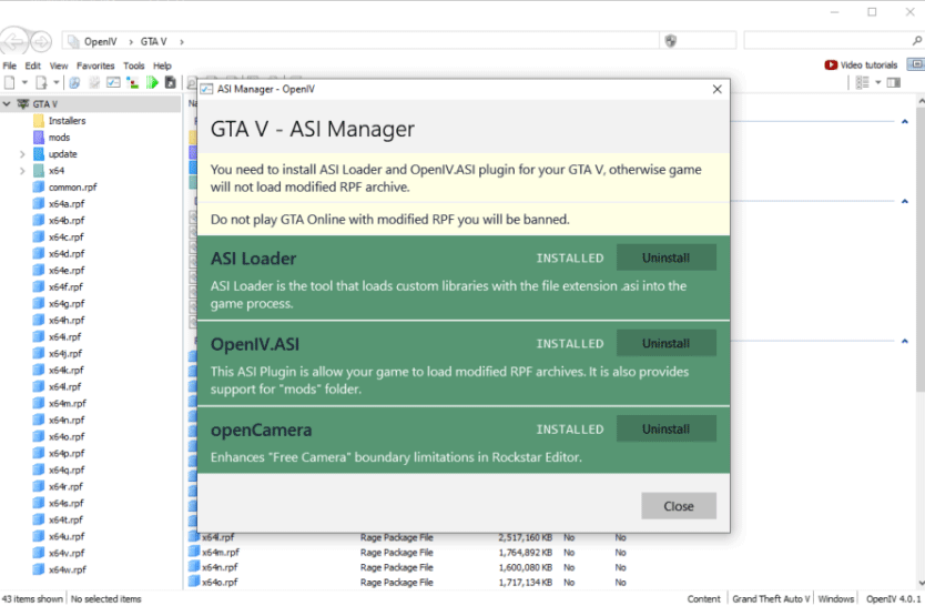 Download OpenIV GTA Mod 4.0 for Windows