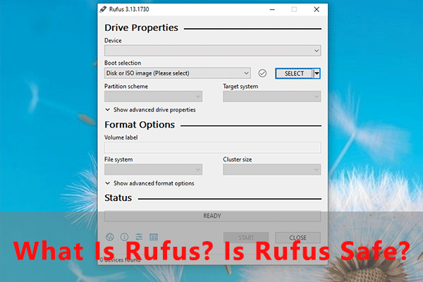 rufus create bootable usb windows 7 without a cd