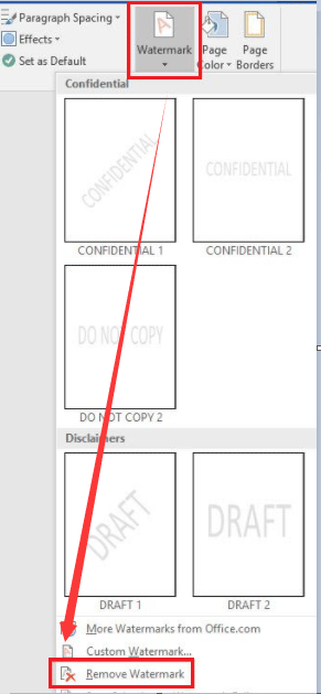 microsoft word remove watermark from first page microsoft word remove watermark from first page