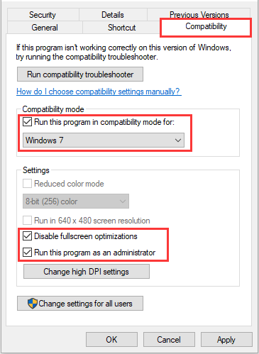 modify the Properties settings of Stellaris
